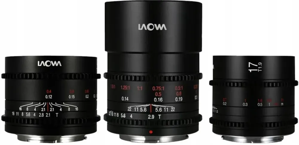 Объектив Zestaw obiektywów Venus Optics Cine Prime Wide, Macro do Micro 4/3 Киев - изображение 1