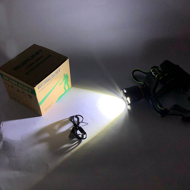 Ліхтар на голову акумуляторний світлодіодний потужний, Наголовний ліхтар Led на голову YW-30 Київ - фото 5