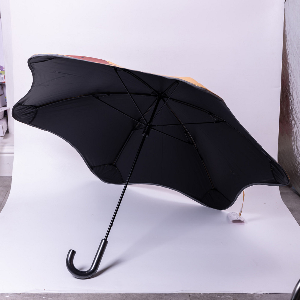 Дитячий механічний зонт з принтом, жовтий, 90 см Київ - фото 3