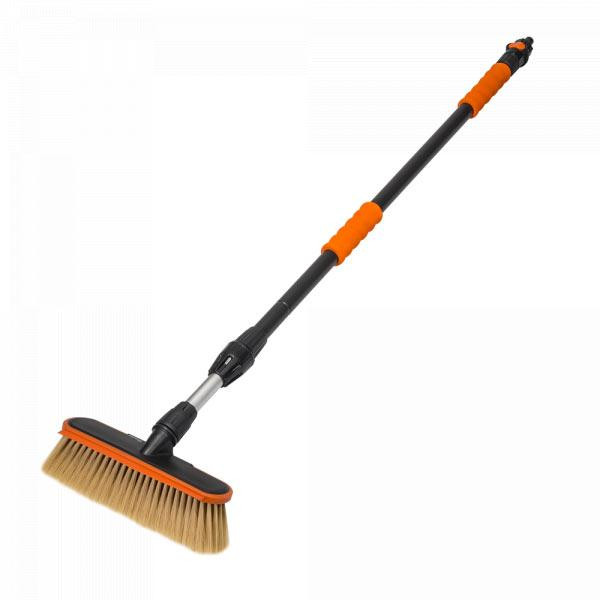 Щетка для мытья с клапаном, телескопическая, SOFT, 110-180см, 10