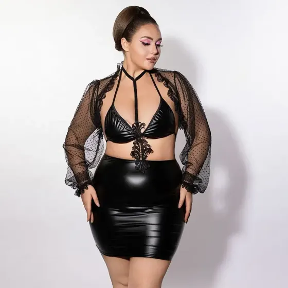 Сукня JSY P61159 Black Plus Size Львів