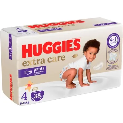 Підгузки Huggies Extra Care Pants 4 9-14 кг 38 шт (5029053549323) Вінниця