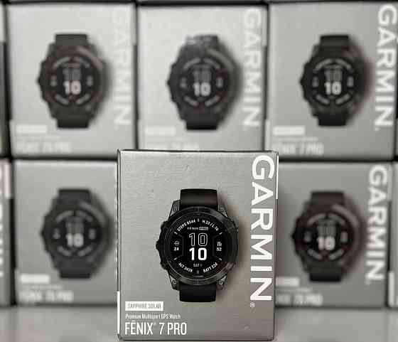 Часы: Garmin Fenix 7 Pro Sapphire Solar Carbon Grey DLC Titanium w.BB Киев
