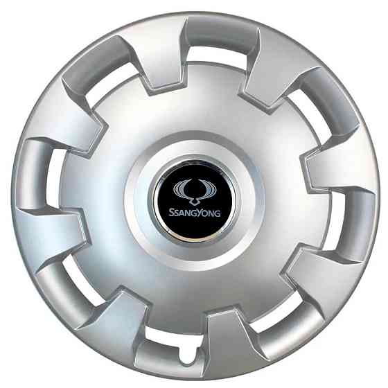 Автомобильные модельные колпаки R15 SsangYong 303 4шт, SJS, серебристые Киев