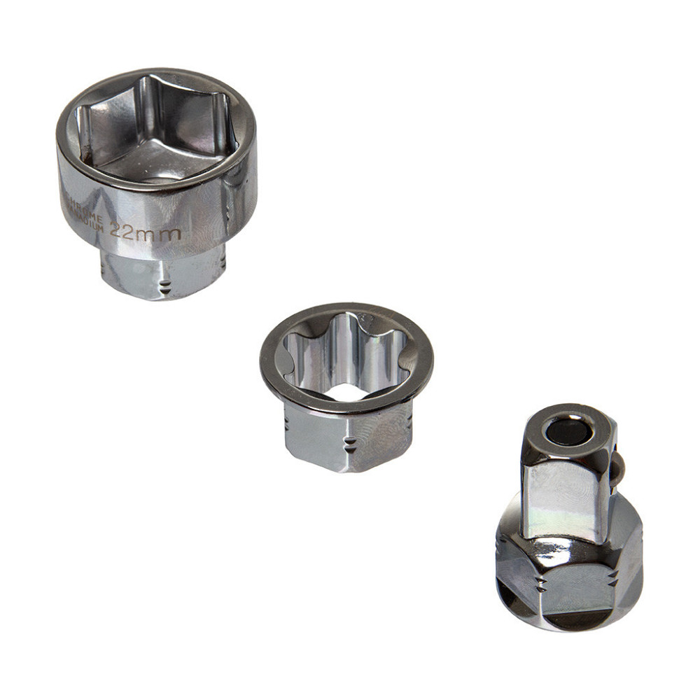 Набор кольцевых ключей 14 та 19 мм с трещоткой и насадками Mar-Pol (M58595) Нововолынск - изображение 5