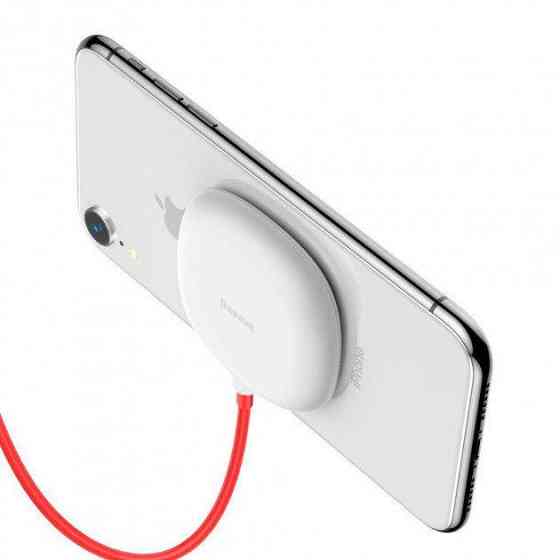 Бездротовий заряд Baseus Suction Cup Wireless Charger WXXP-02 (Бело) Миколаїв