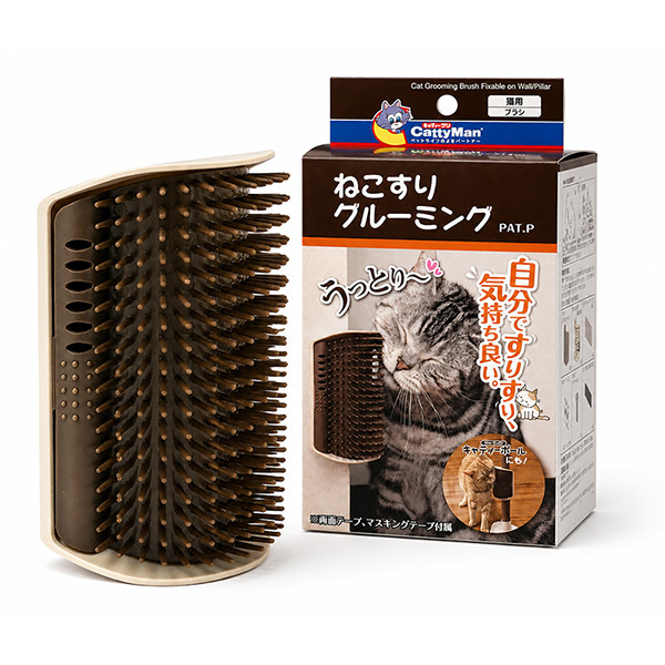 Cattyman Cat Grooming Brush КЭТТИМЕН ЩЕТКА МАССАЖНАЯ навесная для вычесывания шерсти котов Киев - изображение 1