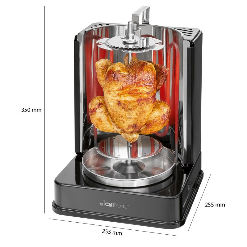 Вертикальный электрический донер - мультигриль 3в1 Clatronic DVG (3686) Мощность 1400 Вт Нововолынск - изображение 9