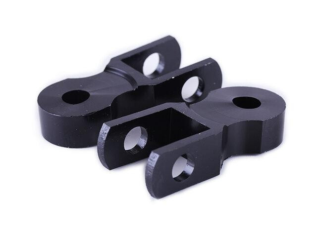 Подовжувач заднього амортизатора, к-т 2 шт.: 45 мм, чорний - AM Мукачево - фото 1