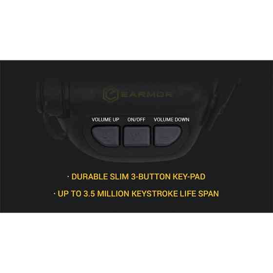 Тактические активные наушники Earmor М32 FG Койот Винница