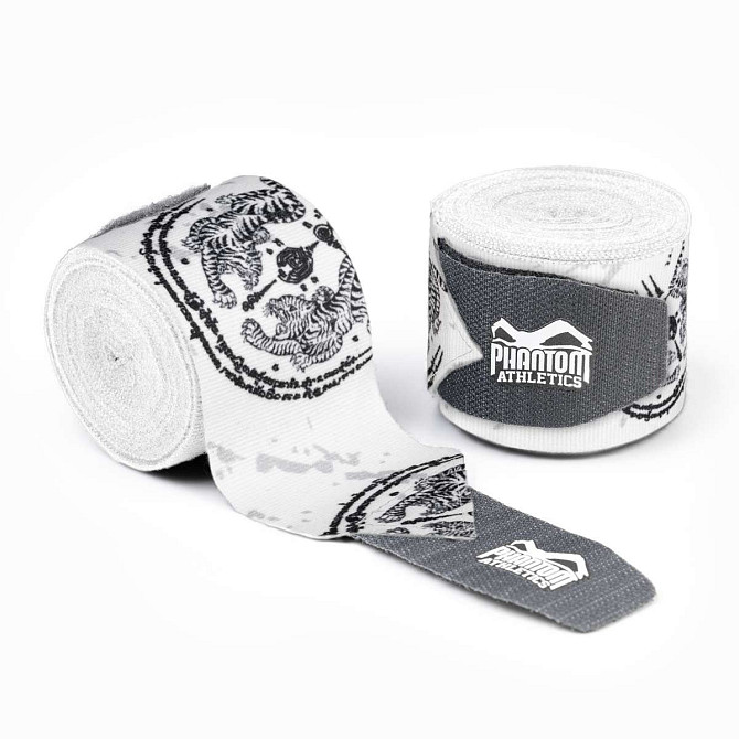 Бінті для боксу Phantom Muay Thai White 400cm. (4м.) Кам'янське - фото 1