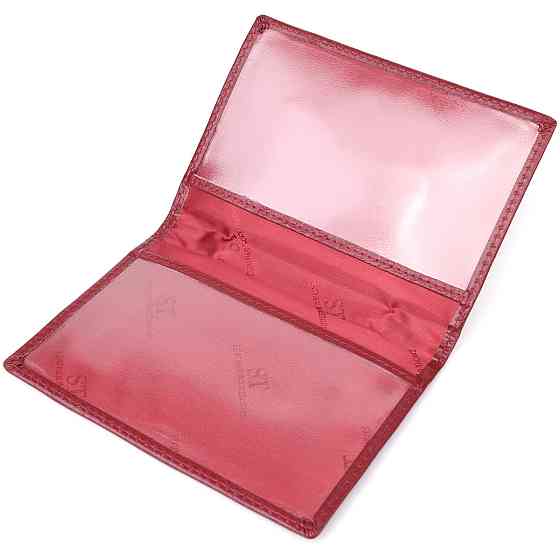 Красива обкладинка на паспорт універсального формату з натуральної шкіри ST Leather 23079 Чорний Київ