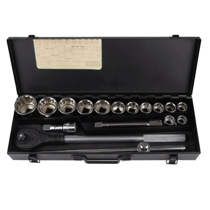 Набір головок 17 предм. 3/4&quot; 19-50 мм. НГ-6017М-12 Alloid Вінниця - фото 1