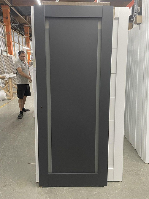 Двері екокошпон, Полотно, серія Millenium (ML-62) Темно сірий Київ - фото 5