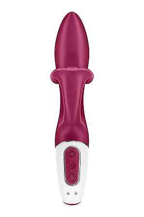 Вібратор-кролик із потрійним відростком Satisfyer Embrace me Berry, 2 мотори, діаметр 3,6 см Sex Aura Київ