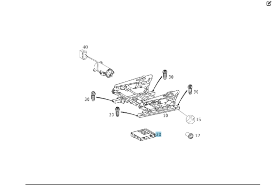 Mercedes-Benz  A2208201185 Блок управління лівого сидіння S-class short W220 S-class long V220 Одеса
