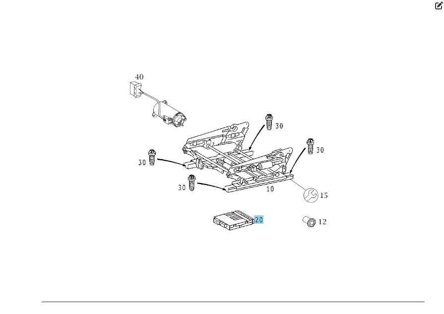 Mercedes-Benz  A2208201185 Блок управління лівого сидіння S-class short W220 S-class long V220 Одесса - изображение 2