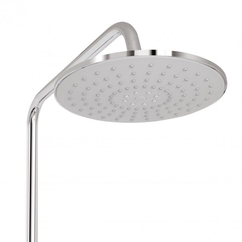 Душевая система универсальная Lidz Latwa 1030 Chrome на три потребителя (с изливом) из цинка Харьков - изображение 5