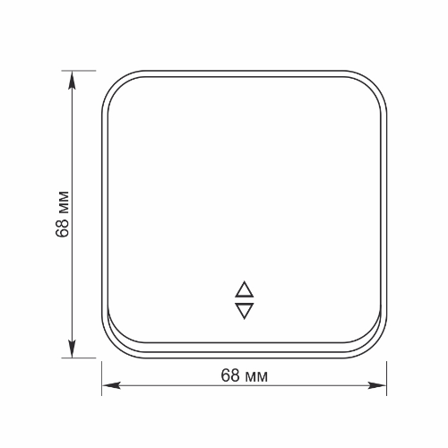 BINERA чорний графіт Вимикач зовнішній прохідний 1кл Videx Житомир - фото 5