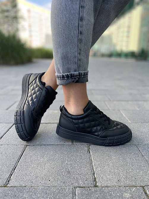 Weide Кеди жіночі WEIDE чорні еко-шкіра 37-41рр. ( ) Коломия - фото 10