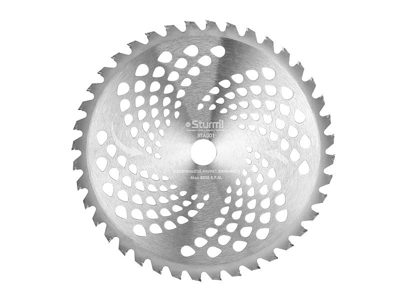 Диск твердосплавный к триммеру 255мм 40 зубьев Sturm BTA001 (читать описание) Ровно - изображение 1