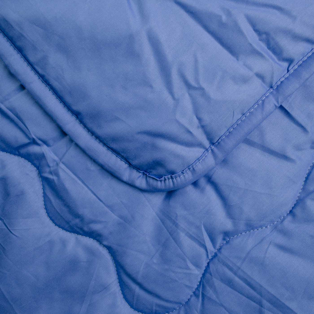 Одеяло конопляное летнее Сатин Василек YouStar детское 110х140 см (Синий) Сумы - изображение 5