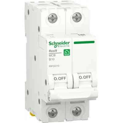 Автоматичний вимикач Schneider Electric RESI9 6kA 2P 10A В (R9F02210) Вінниця