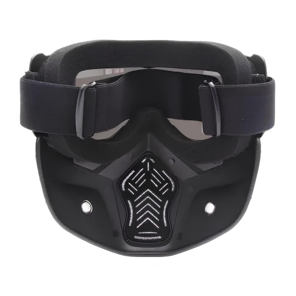 Мотоциклетна маска-окуляри RESTEQ прозора — захисна маска-трансформер для мотоцикла, квадроцикла, велосипеда, лиж та сноуборду Київ - фото 7