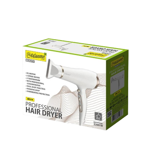Фен для волосся 1900-2300W (2 швидкості/3 темпер.режими) MR-214 Maestro Житомир - фото 3