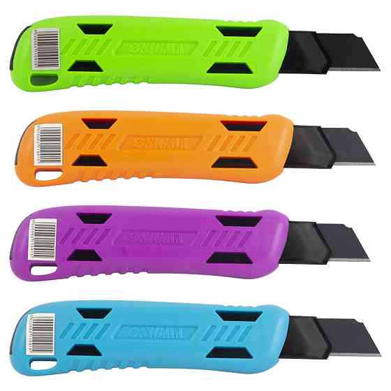 Sigma Нож сегментный лезвие 18мм корпус ABS автоматический замок Color (усиленный) SIGMA (82110 Коломия