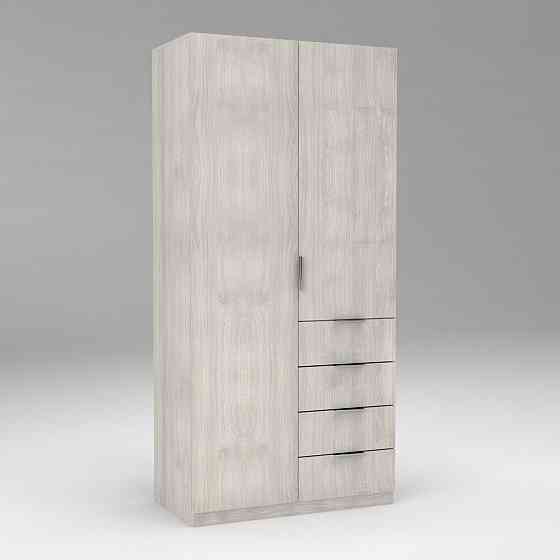 Шкаф Кристалл 1, Дуб Шамоні Світлий, 1000х520х2100 Львов