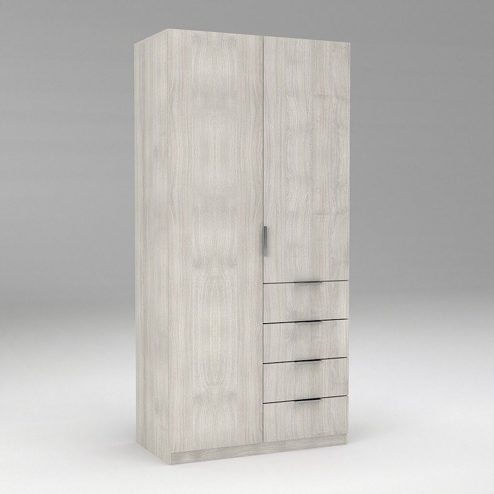 Шафа Крістал 1, Дуб Шамоні Світлий, 1000х520х2100 Львів - фото 4