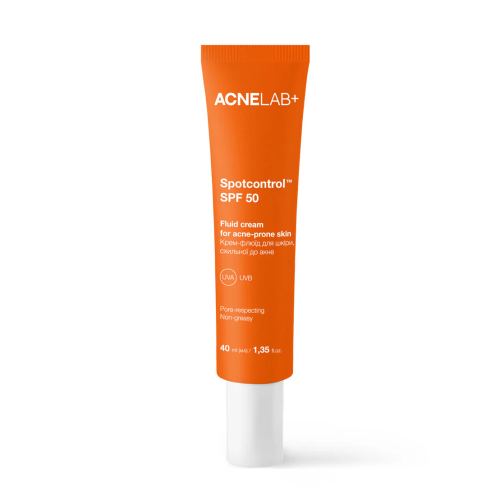 Крем-флюид для кожи склонной к акне Spotcontrol SPF 50 Fluid cream for acne-prone skin ACNELAB+ 40 мл Киев - изображение 9