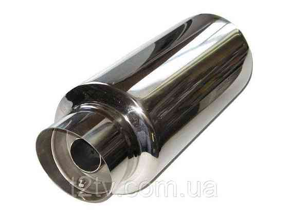 Прямоточний глушник НГ-0649 d-60мм нержавіюча сталь Вінниця