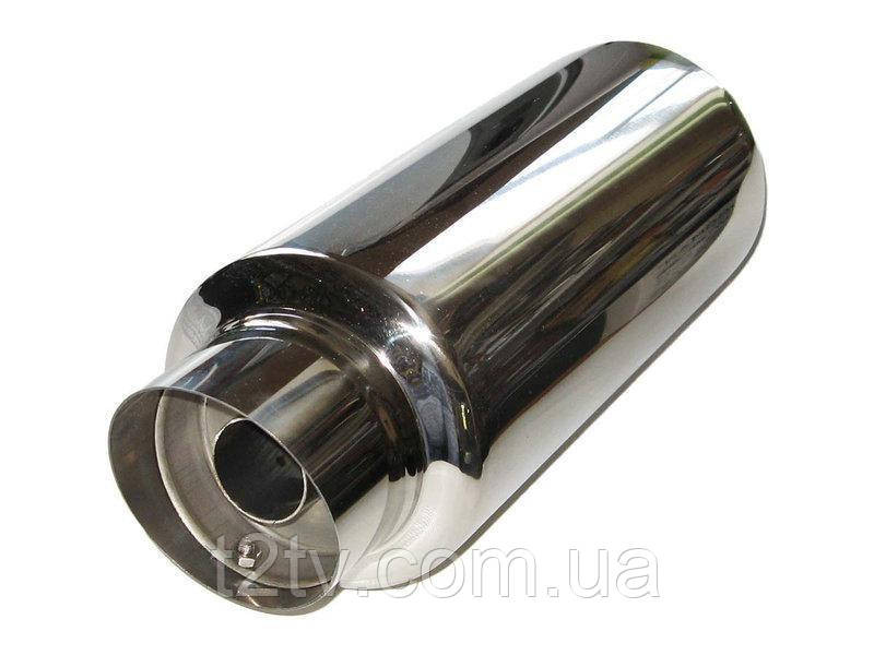 Прямоточний глушник НГ-0649 d-60мм нержавіюча сталь Вінниця - фото 1