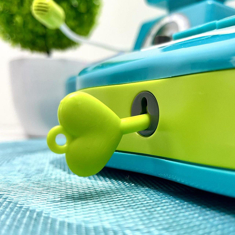 Дитячий ігровий касовий апарат Limo Toy із продуктами вагами грішми Блакитний (7162-2 UA) Чернигов - изображение 8