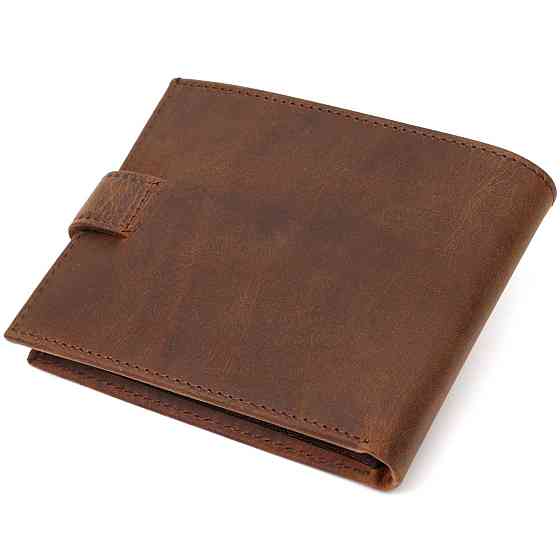 Винтажный мужской кошелек из натуральной кожи Tony Bellucci 22041 Коричневый Киев