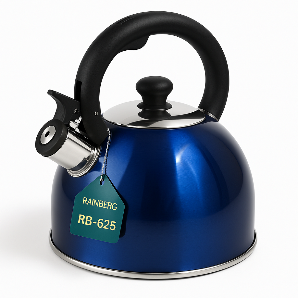 Качественный чайник из нержавеющей стали со свистком, Чайник для плиты со свистком для чая OS-95 Львов - изображение 9
