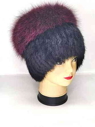 Шапка женская меховая кубанка Ребекка Бордовый Харьков