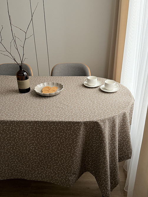 Ecotton Скатертина столова Ecotton DUCK 150х170 см водовідштовхувальна кремовий (V 10/ Khave) Коломия - фото 2