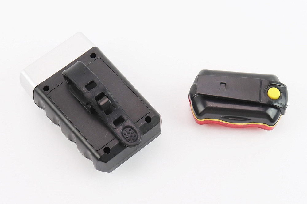 Ліхтар передній 2 діода+задній 5 діодів (без батарейок) Київ - фото 2