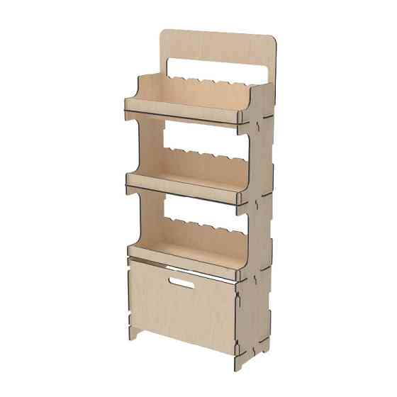 Стеллаж из фанеры EKOSTAR 640х300х1500 Киев