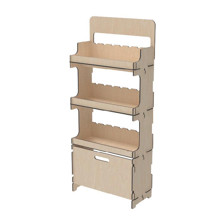 Стелаж з фанери EKOSTAR 640х300х1500 Київ - фото 3