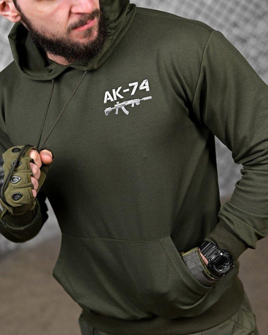 Тактичне худі MAKLIN АК-74 олива ДЛ7064 Одеса - фото 5