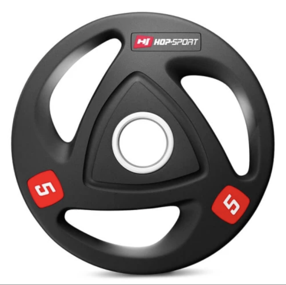 Диск олімпійський Hop-Sport 5кг Київ - фото 2