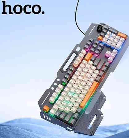 Ігрова клавіатура HOCO DI98 RGB 104 клавіші металева. Харків