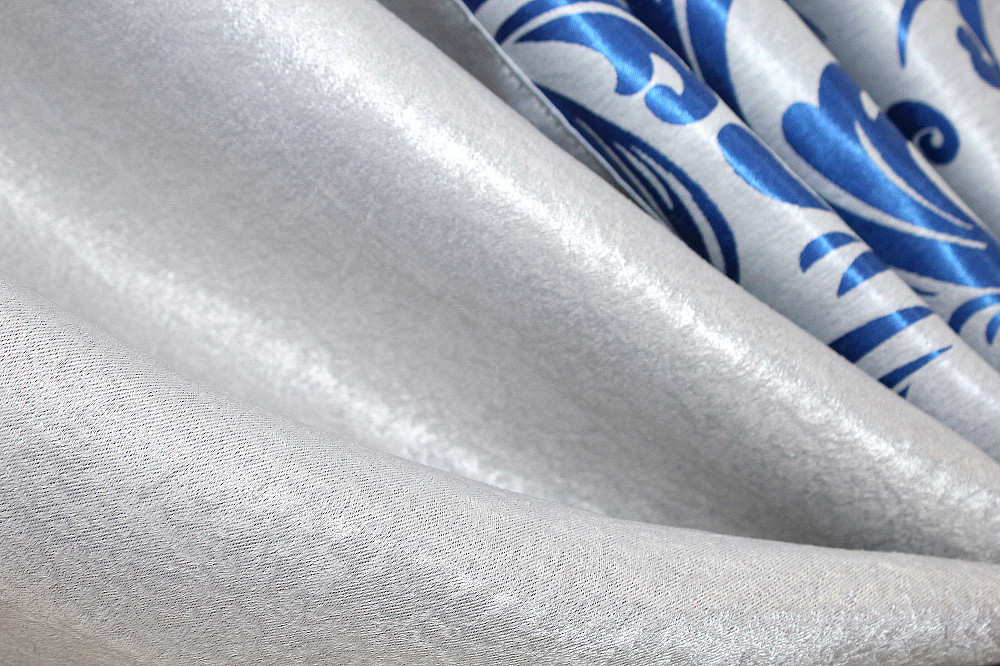 Кухонний комплект VR-Textil № 097к шторка з ламбрекеном сірий з синім 270х170 см (50-931) Киев - изображение 5