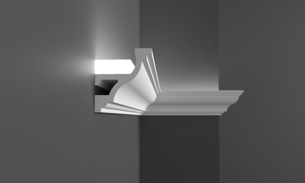 Карниз полімерний для LED освітлення Grand Decor KH 905 Дніпро - фото 3