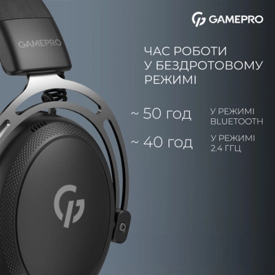 Навушники GamePro Asgard Skald 4-Mode Black (HSW160B) Вінниця - фото 5