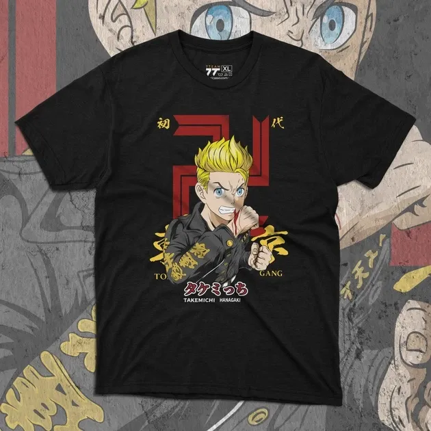 Футболка для подростка мальчика с принтом Токийские Мстители Такемичи Ханакаге Размер 160 Anime10605 Днепр - изображение 1